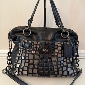 Coach Ella Studded Flagship Leather Bag